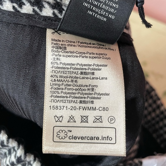 Scotch and soda wool men pants gingham print - Picture 12 of 15